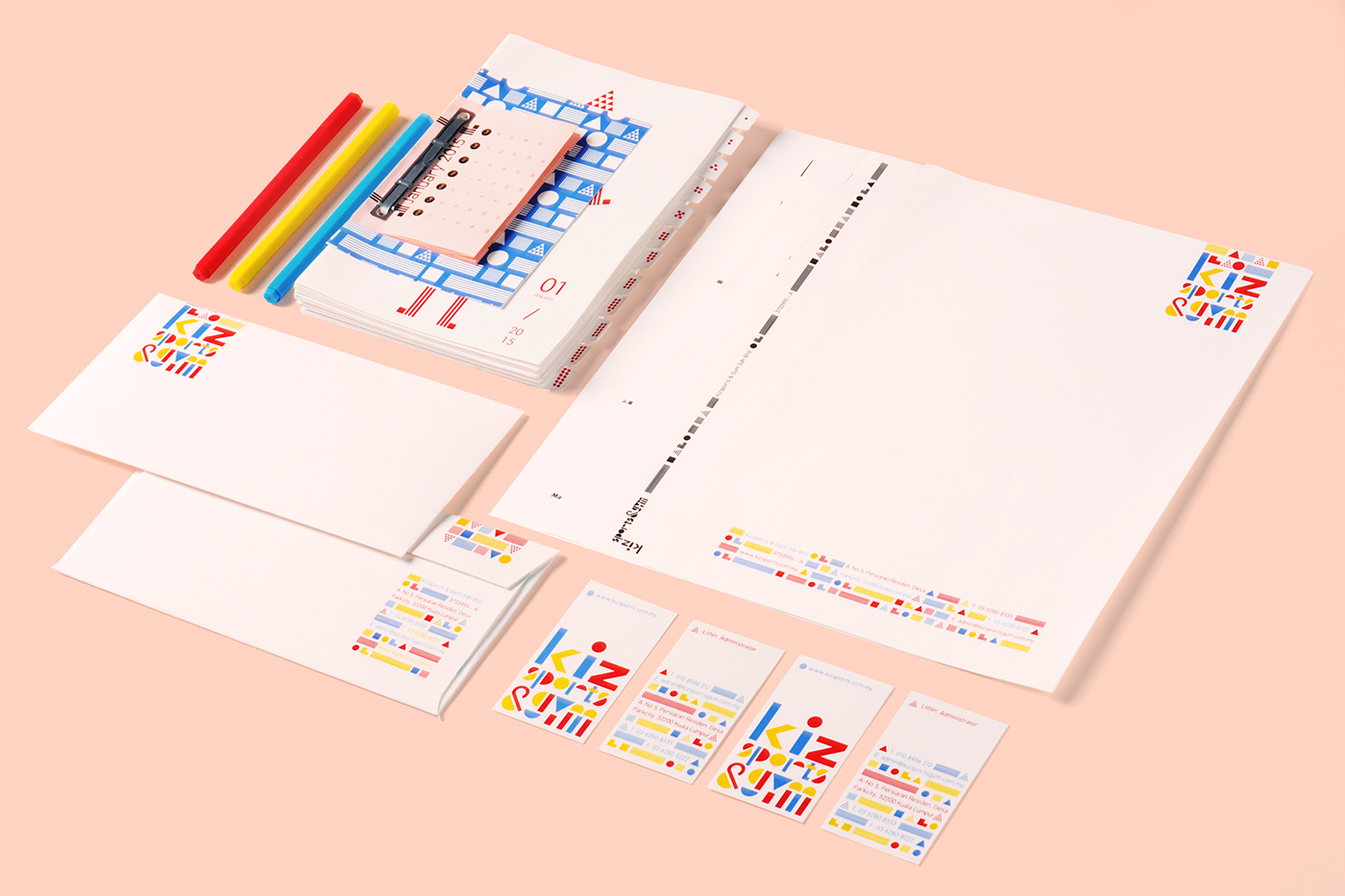 kizsports & Gym兒童發(fā)展中心VI設(shè)計