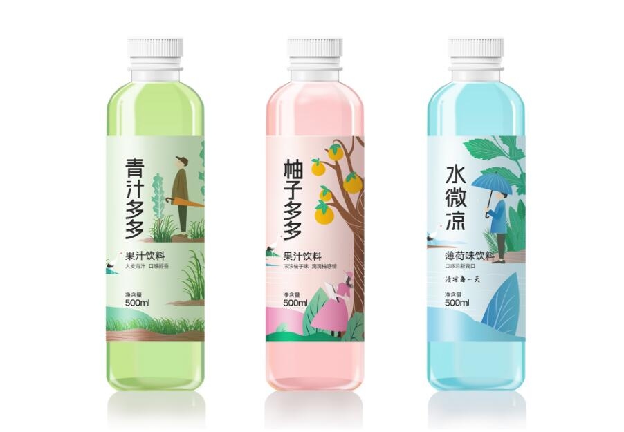 食品和飲料包裝上的插畫設計勝于語言