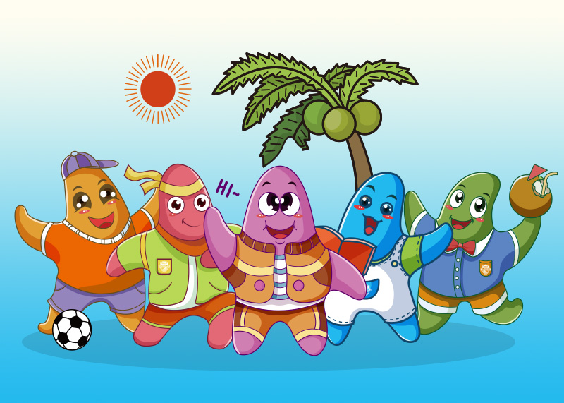 上海世外附屬海口學校IP形象設(shè)計