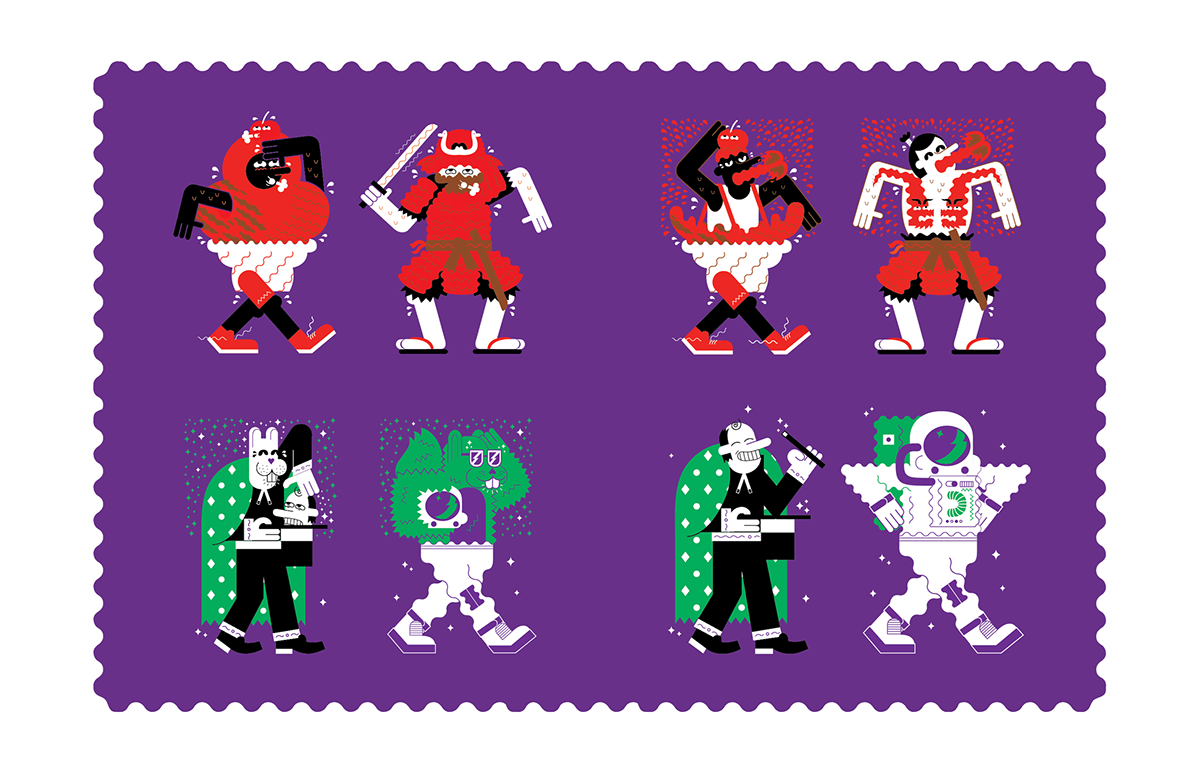 巧克力餅干包裝插畫(huà)