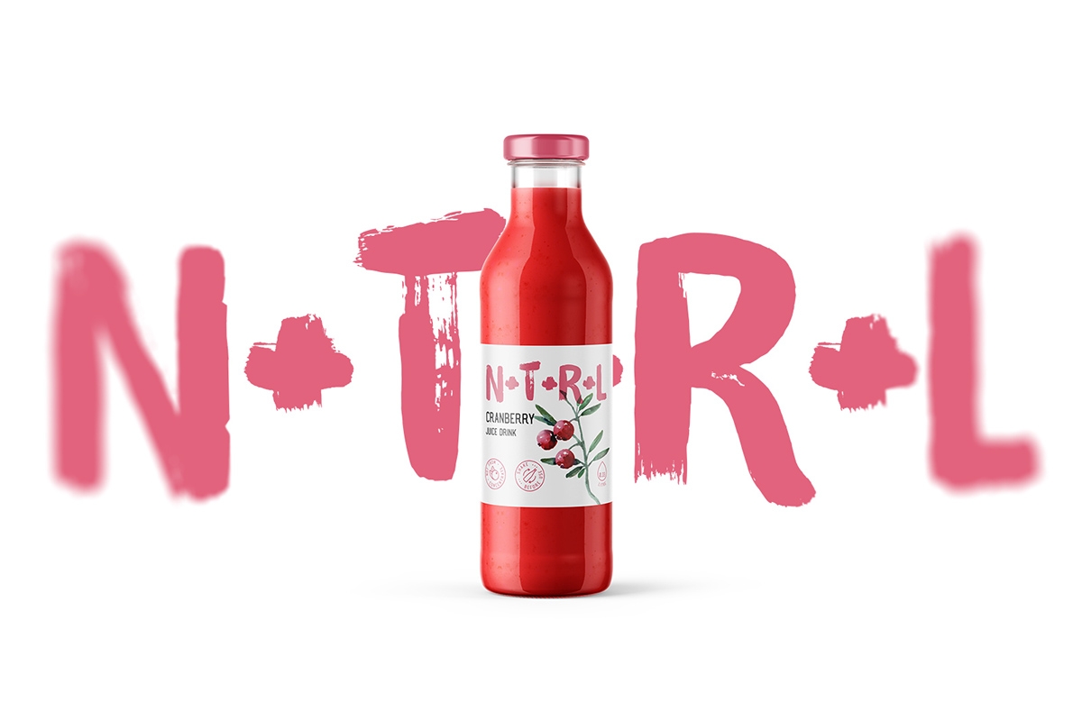 天然飲料，果汁的 品牌的包裝設(shè)計(jì)