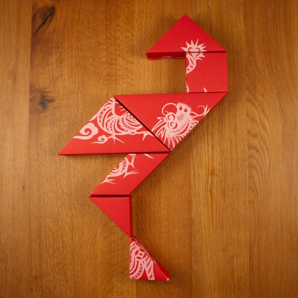 春節(jié)禮品盒包裝設(shè)計(jì)，新年七巧板的妙用