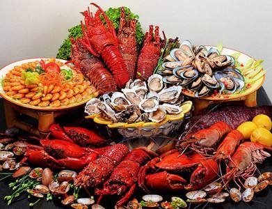 新鮮餐飲食材，冷凍海鮮食品包裝設計