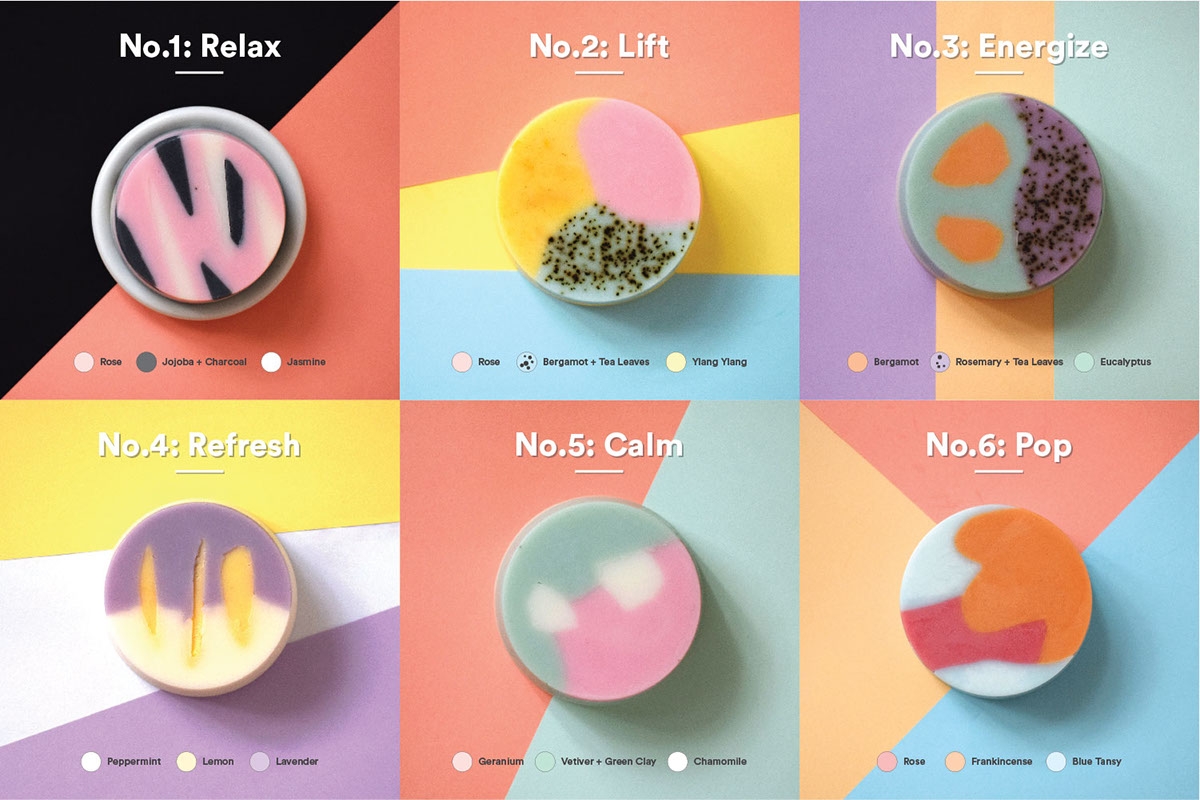 沐浴時間，全新的沐浴用品香皂產品包裝設計，盡情的放松休息吧！