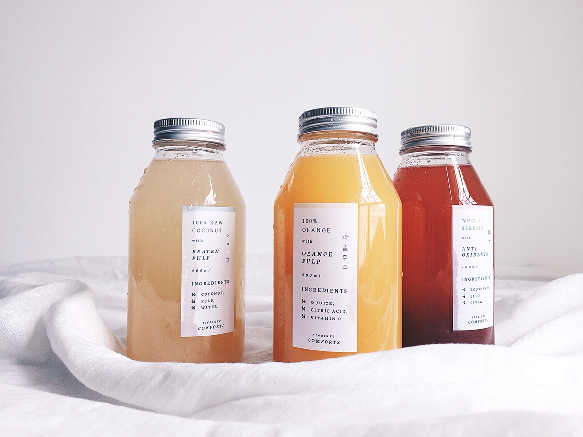 概念化早餐，面包與餅干食品飲料包裝設計