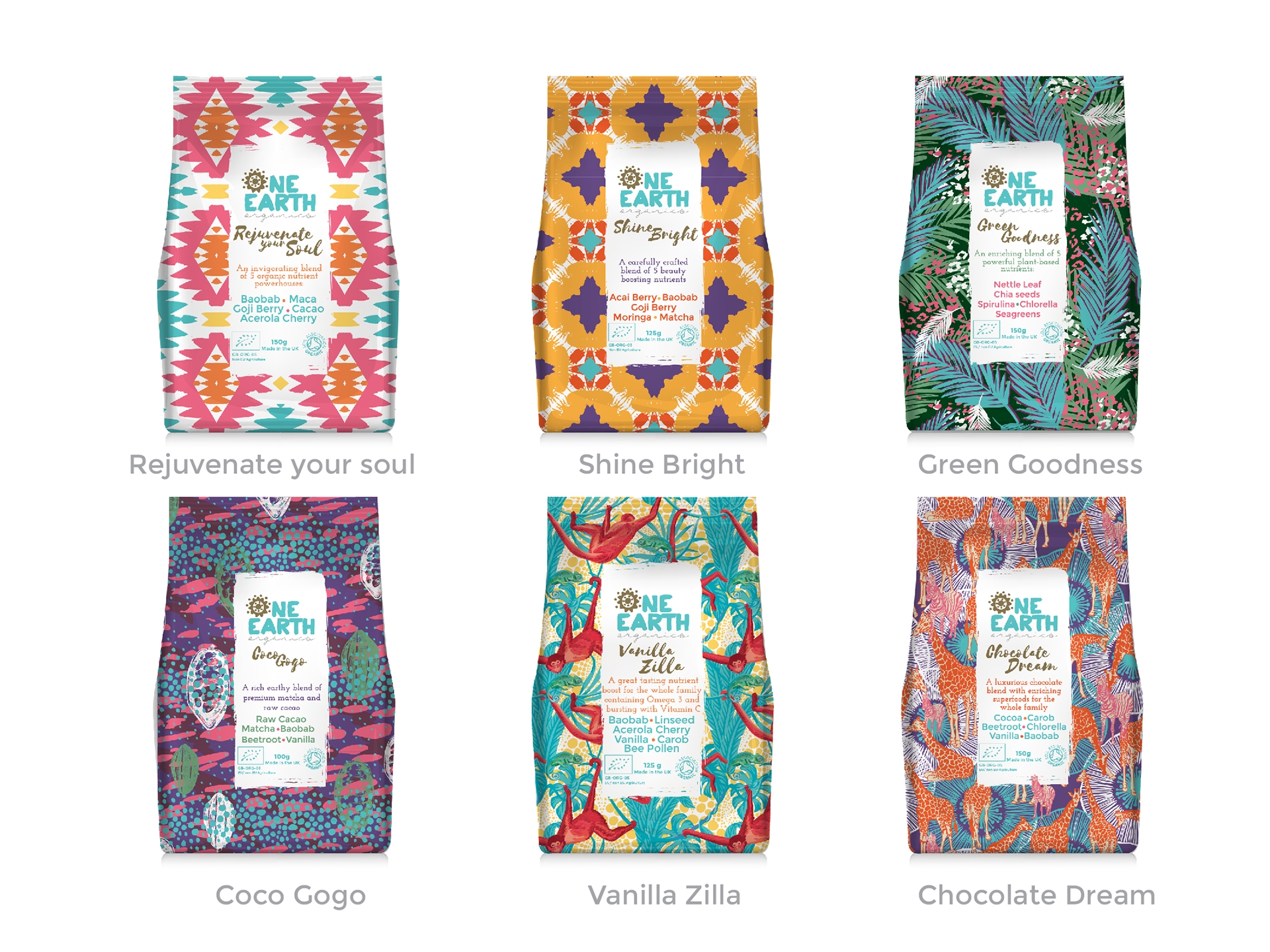 有機(jī)超級食品品牌包裝設(shè)計