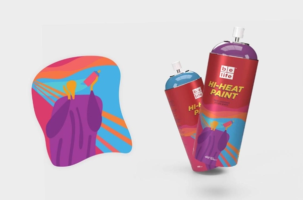 解鎖你的藝術天分，人人都是藝術家！｜BeLife噴漆包裝設計